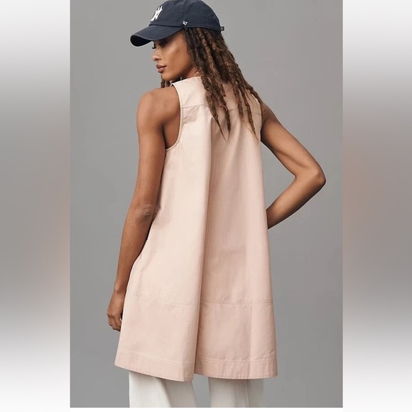 Maeve By Anthropologie The A-Line Mini Dress Peach Size Medium - Picture 3 of 10